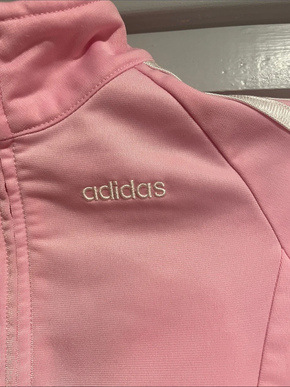 adidas Pink Kids Two-Piece Track Jacket and Pants
